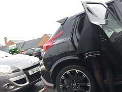 Co op parking milf caliente las piernas