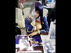 Cosplay de la chica japonesa